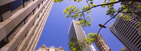 Framed Low angle view of buildings in a city, San Francisco, California, USA Print