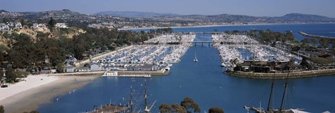 Framed Dana Point Harbor, California Print