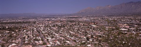 Framed Tucson, Arizona (aerial view) Print