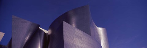 Framed Walt Disney Concert Hall Building Against a Blue Sky, Los Angeles Print