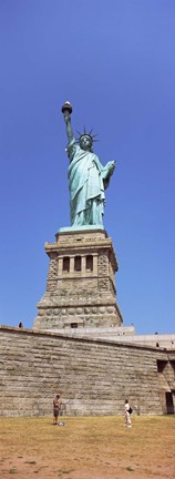 Framed Statue Of Liberty (vertical), Liberty Island, New York City, New York State Print