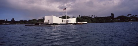 Framed Pearl Harbor, Honolulu, Hawaii Print