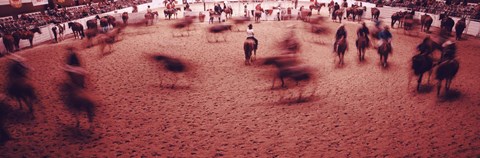 Framed Rodeo arena, Fort Worth Stock Show and Rodeo, Fort Worth, Texas, USA Print