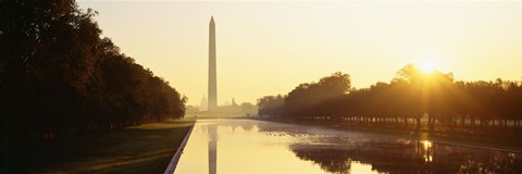 Framed Washington Monument, Washington DC, District Of Columbia, USA Print