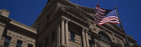 Framed Low angle view of a courthouse, Fort Worth, Texas, USA Print