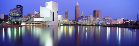 Framed Rock And Roll Hall Of Fame, Cleveland Print