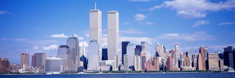 Framed USA, New York City, with World Trade Center Print
