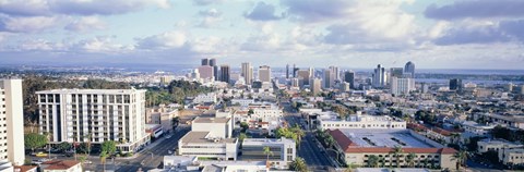 Framed Clouds Over San Diego Print