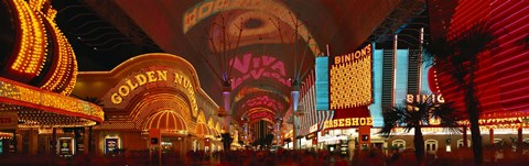 Framed Fremont Street Las Vegas NV USA Print