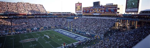 Framed High angle view of a football stadium, Sun Devil Stadium, Arizona State University, Tempe, Maricopa County, Arizona, USA Print
