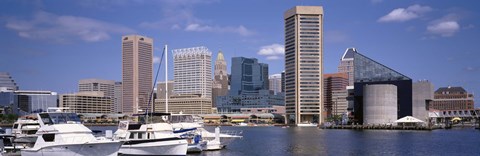 Framed Baltimore MD USA Print