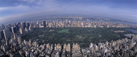 Framed Aerial Central Park New York NY USA Print