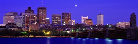 Framed Dusk Charles River Boston MA USA Print