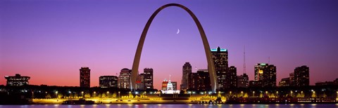 Framed Skyline, St. Louis, MO, USA Print