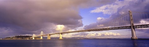 Framed Oakland Bay Bridge San Francisco California USA Print
