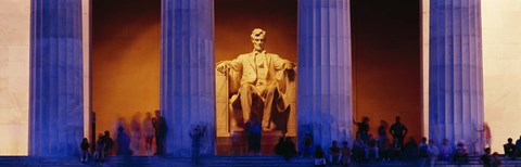 Framed Lincoln Memorial, Washington DC, District Of Columbia, USA Print