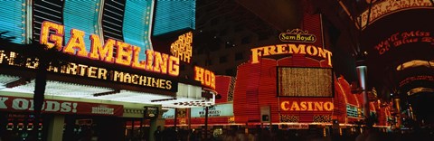 Framed Fremont Street Experience Las Vegas NV Print