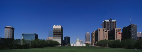 Framed Buildings in a city, St Louis, Missouri Print