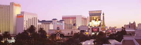 Framed Dusk Las Vegas NV Print