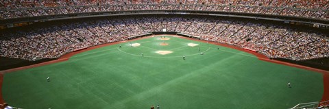 Framed Baseball Game at Veterans Stadium, Philadelphia, Pennsylvania Print