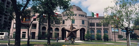 Framed Facade of a building, Texas State History Museum, Austin, Texas, USA Print