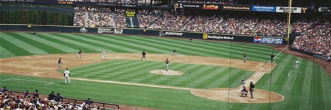 Framed SAFECO basefall Field Seattle WA Print