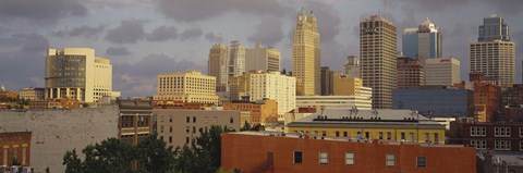 Framed Kansas City, Missouri Skyline Print