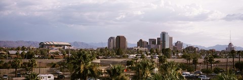 Framed USA, Arizona, Phoenix, High angle view of the city Print