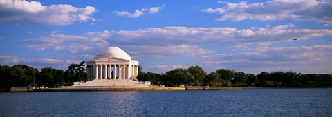 Framed Jefferson Memorial on the Waterfront, Washington DC Print