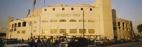 Framed Facade of a stadium, old Comiskey Park, Chicago, Cook County, Illinois, USA Print