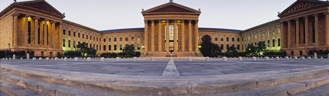 Framed Facade of a museum, Philadelphia Museum Of Art, Philadelphia, Pennsylvania, USA Print