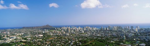 Framed Honolulu, Hawaii Print
