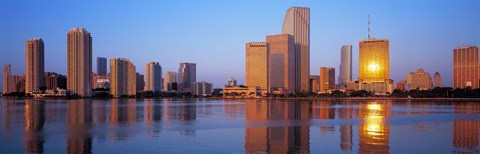 Framed Sunrise, Miami, Florida, USA Print