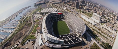 Framed Soldier Field, Chicago, Illinois Print