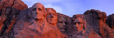 Framed Mt Rushmore National Monument, Rapid City, South Dakota Print