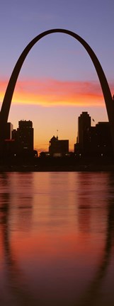 Framed US, Missouri, St. Louis, Sunrise Print