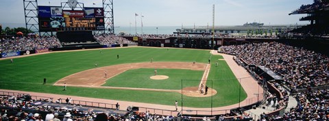 Framed Pac Bell Stadium, San Francisco, California Print