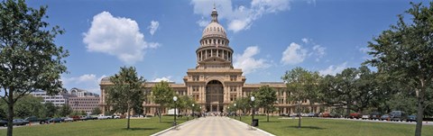 Framed Facade of a government building, Texas State Capitol, Austin, Texas, USA Print