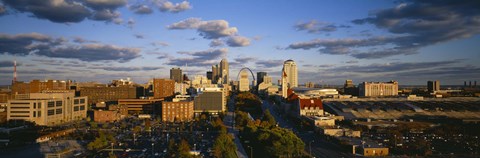 Framed High Angle View of St. Louis, Missouri Print
