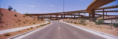 Framed Road passing through a landscape, Phoenix, Arizona, USA Print