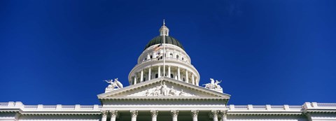 Framed Dome of California State Capitol Building, Sacramento, California Print