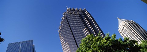 Framed Atlanta Skyscrapers, Georgia Print