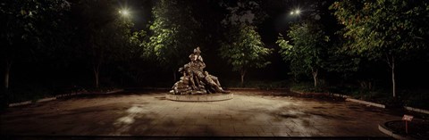 Framed Sculpture in a memorial, Vietnam Women&#39;s Memorial, Washington DC, USA Print