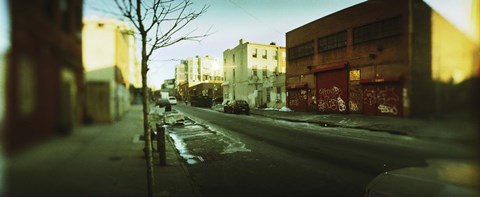 Framed Buildings in a city, Williamsburg, Brooklyn, New York City, New York State, USA Print