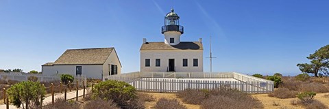 Framed Lighthouse, Old Point Loma Lighthouse, Point Loma, Cabrillo National Monument, San Diego, California, USA Print