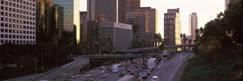 Framed City of Los Angeles, California Print