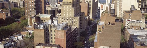 Framed Buildings in a city, Chelsea, Manhattan, New York City, New York State, USA Print