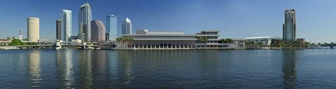 Framed Buildings at the waterfront, Tampa, Hillsborough County, Florida, USA Print