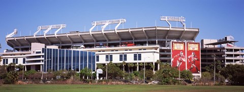 Framed Raymond James Stadium home of Tampa Bay Buccaneers, Tampa, Florida Print