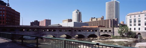 Framed Bridge across the Genesee River, Rochester, Monroe County, New York State Print